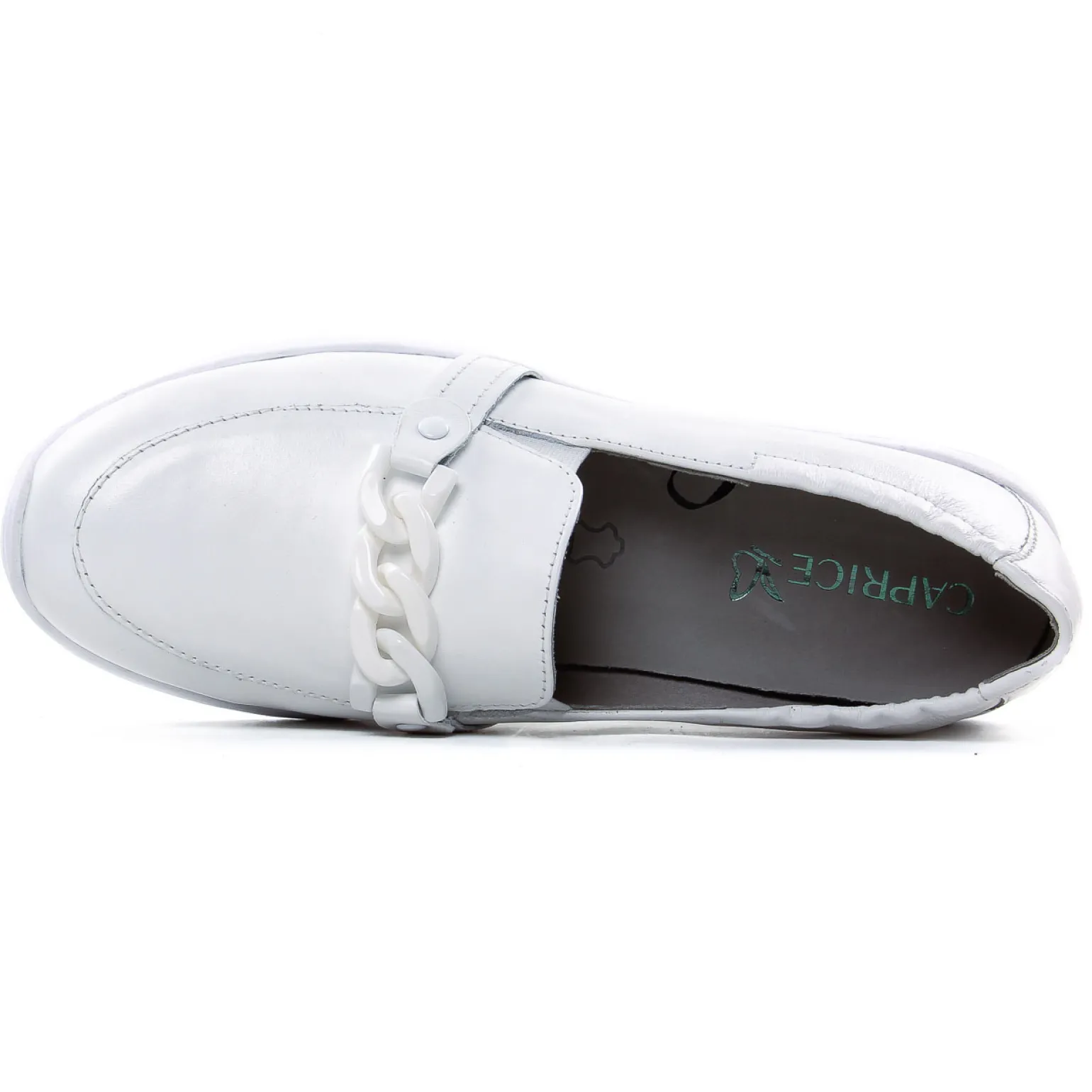 Mocassins Confort Caprice 24762 White Nappa