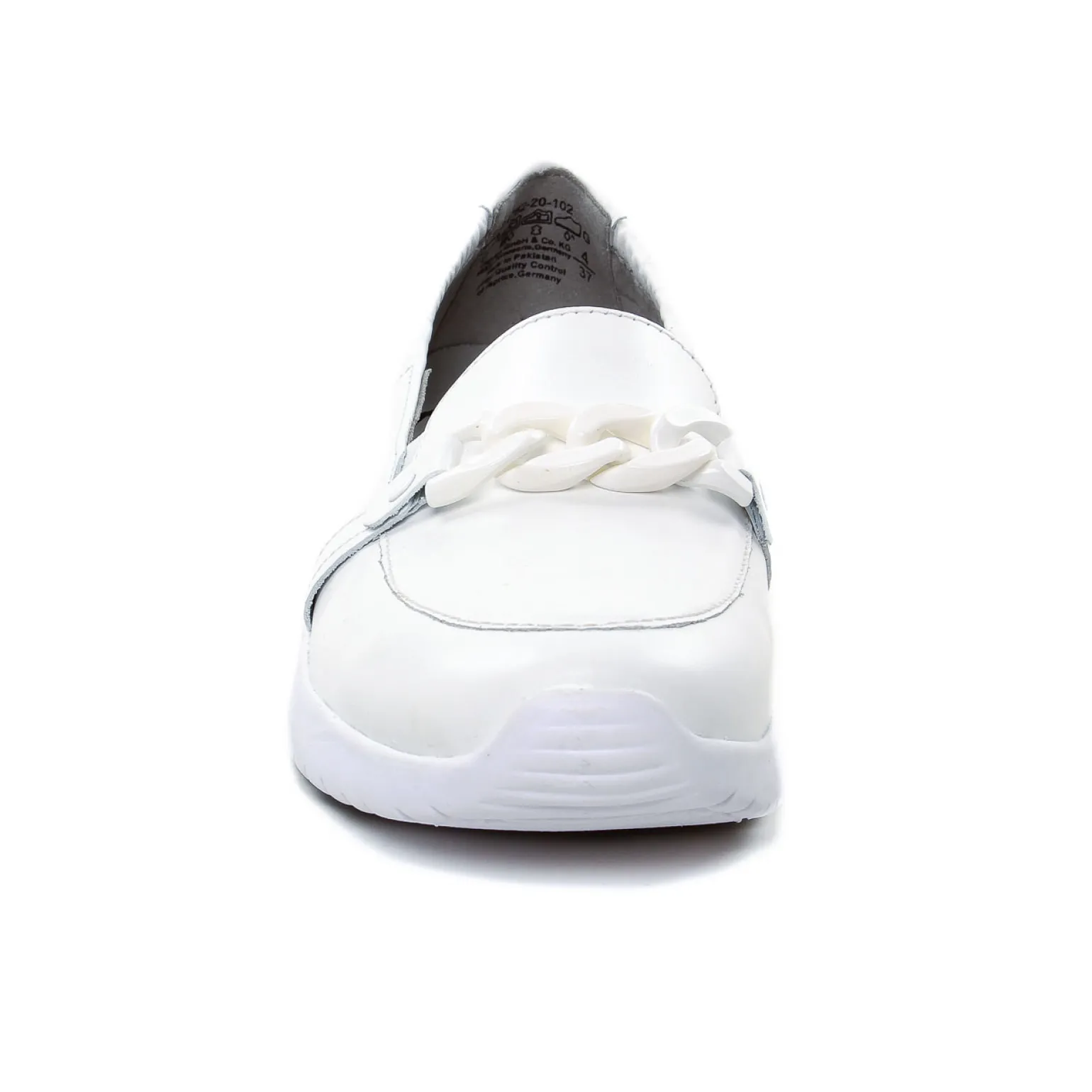 Mocassins Confort Caprice 24762 White Nappa