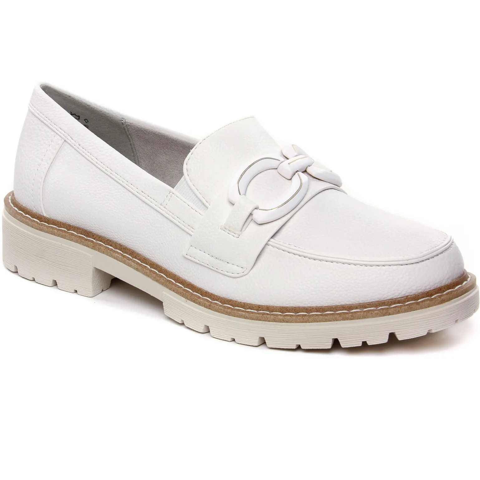 Mocassins Confort Jana 24763 White