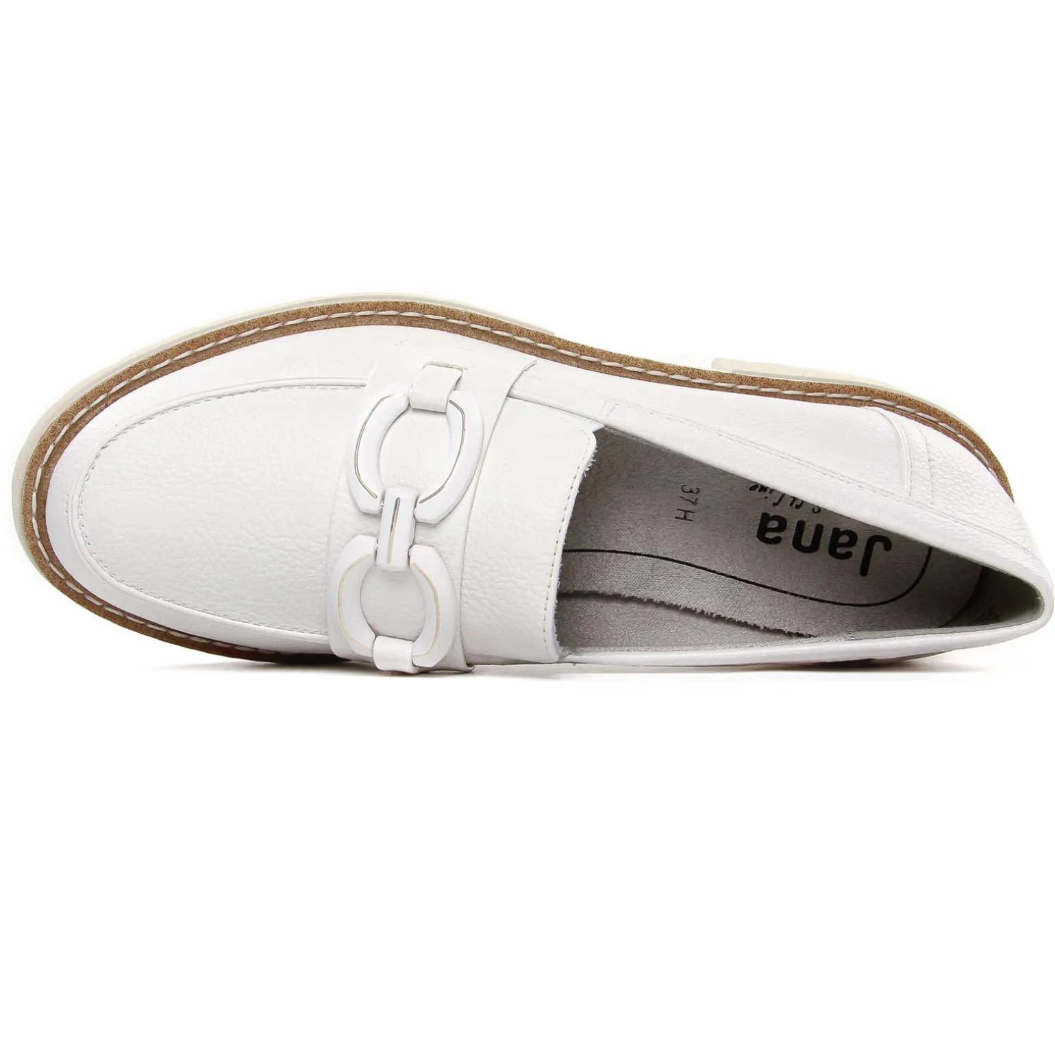 Mocassins Confort Jana 24763 White