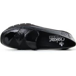 Mocassins Confort Rieker 53785-00 Schwarz