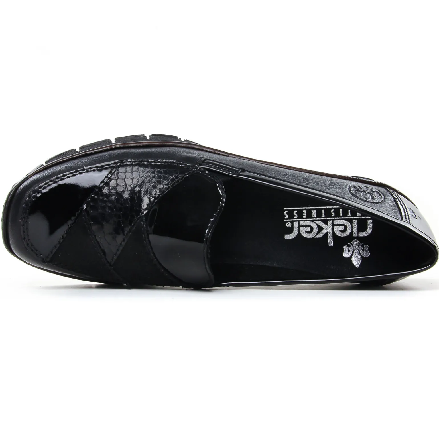 Mocassins Confort Rieker 53785-00 Schwarz