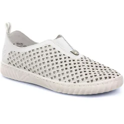 Mocassins Confort Rieker N0965-80 Weiss