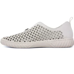 Mocassins Confort Rieker N0965-80 Weiss