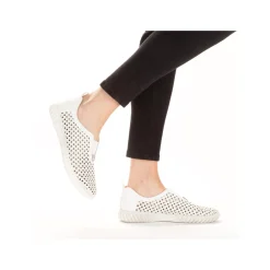 Mocassins Confort Rieker N0965-80 Weiss