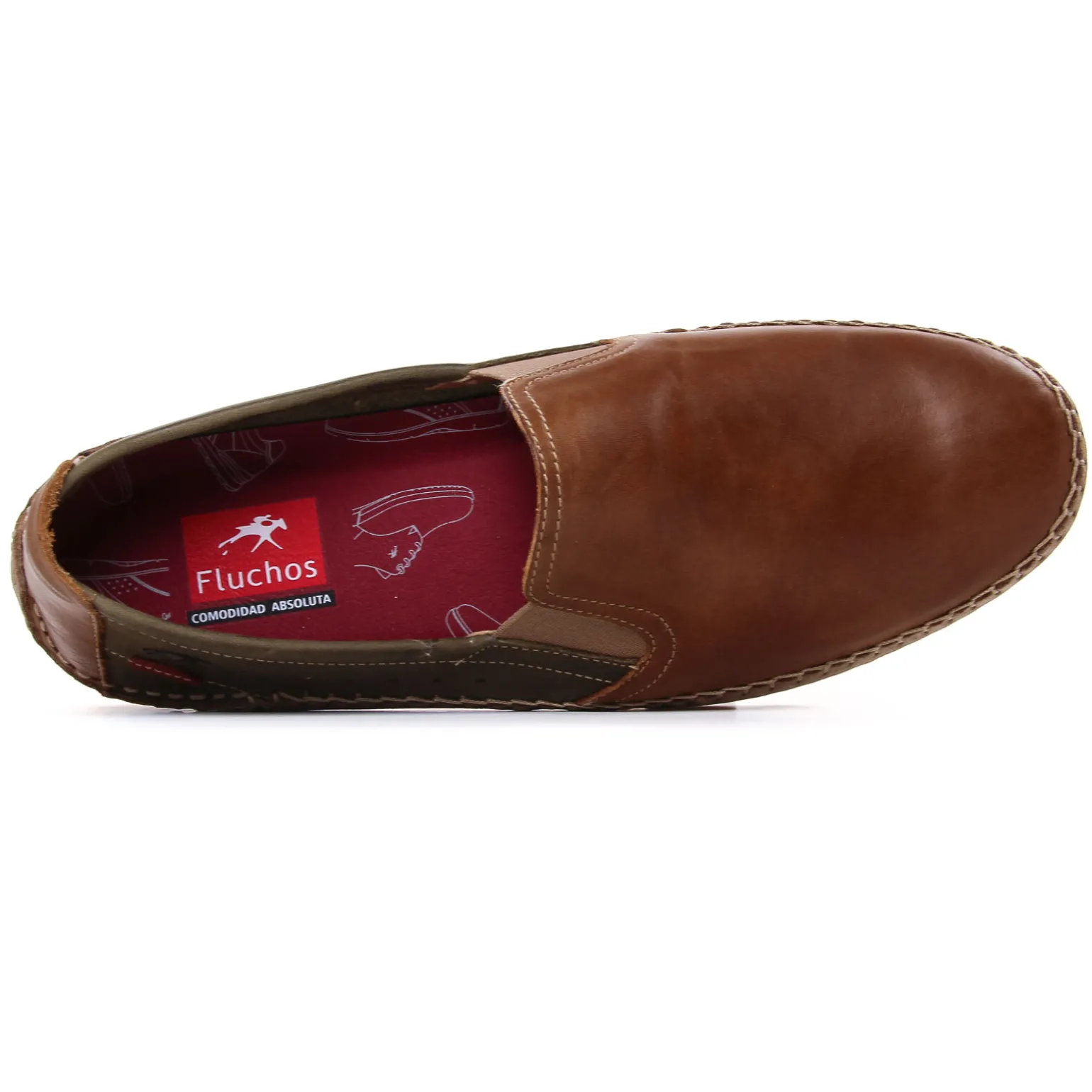 Mocassins Fluchos F1178 Cuero
