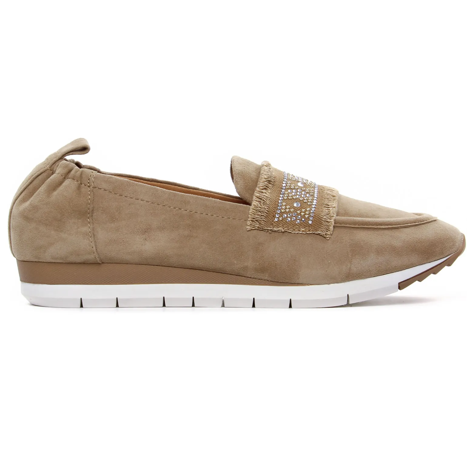 Mocassins Fugitive Venus Velour Beige