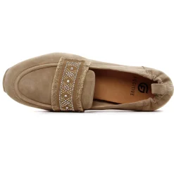 Mocassins Fugitive Venus Velour Beige