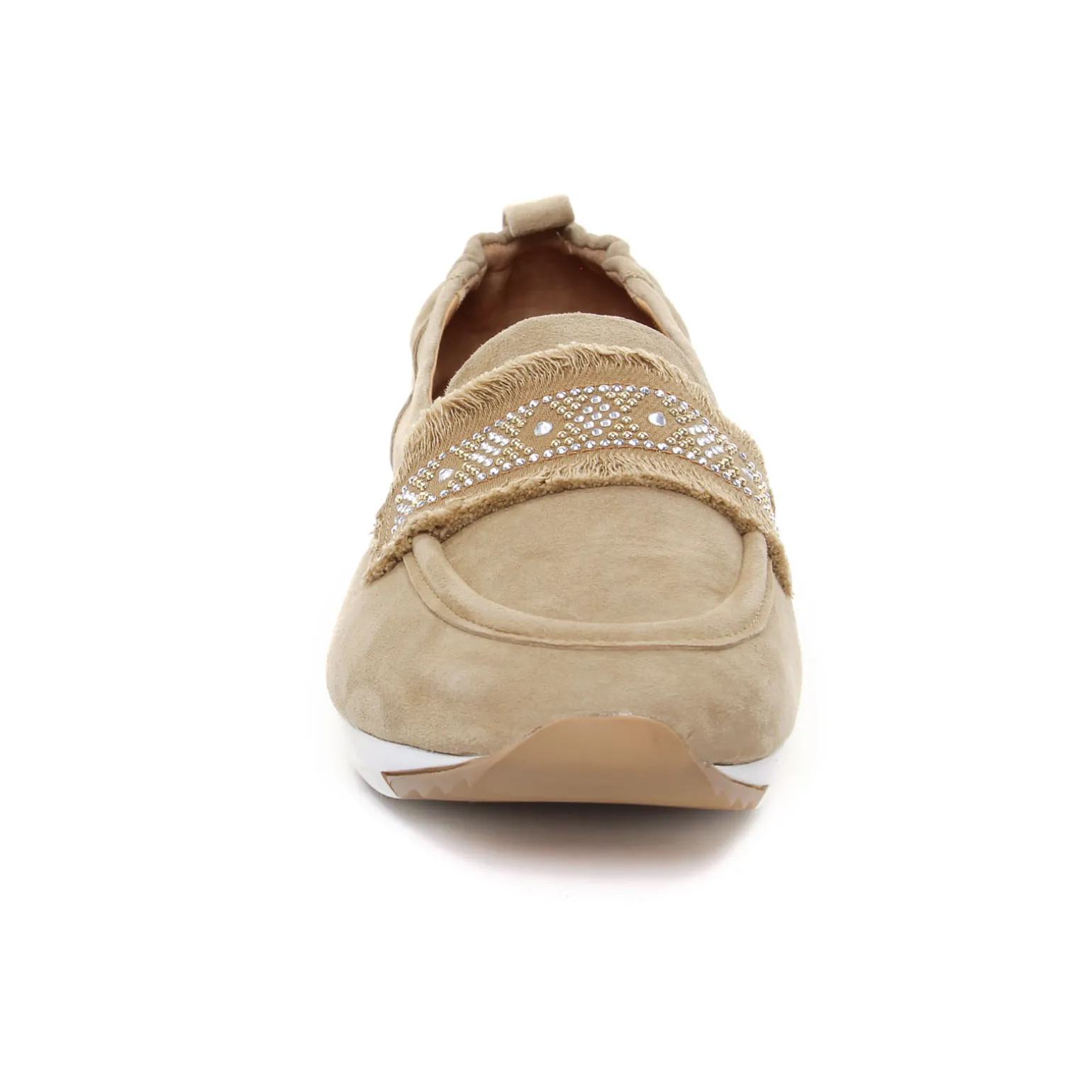 Mocassins Fugitive Venus Velour Beige