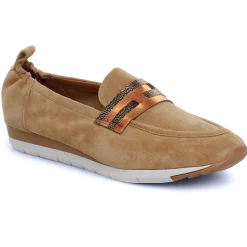 Mocassins Fugitive Venutz Velour Tan