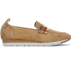 Mocassins Fugitive Venutz Velour Tan