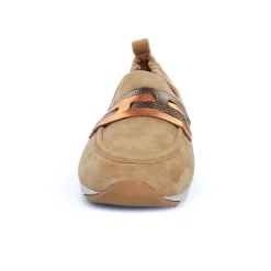 Mocassins Fugitive Venutz Velour Tan