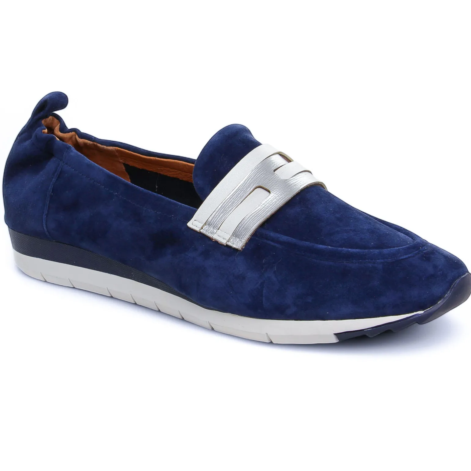 Mocassins Fugitive Venutz Velours Navy