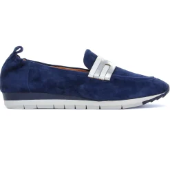 Mocassins Fugitive Venutz Velours Navy