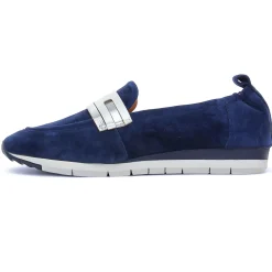 Mocassins Fugitive Venutz Velours Navy