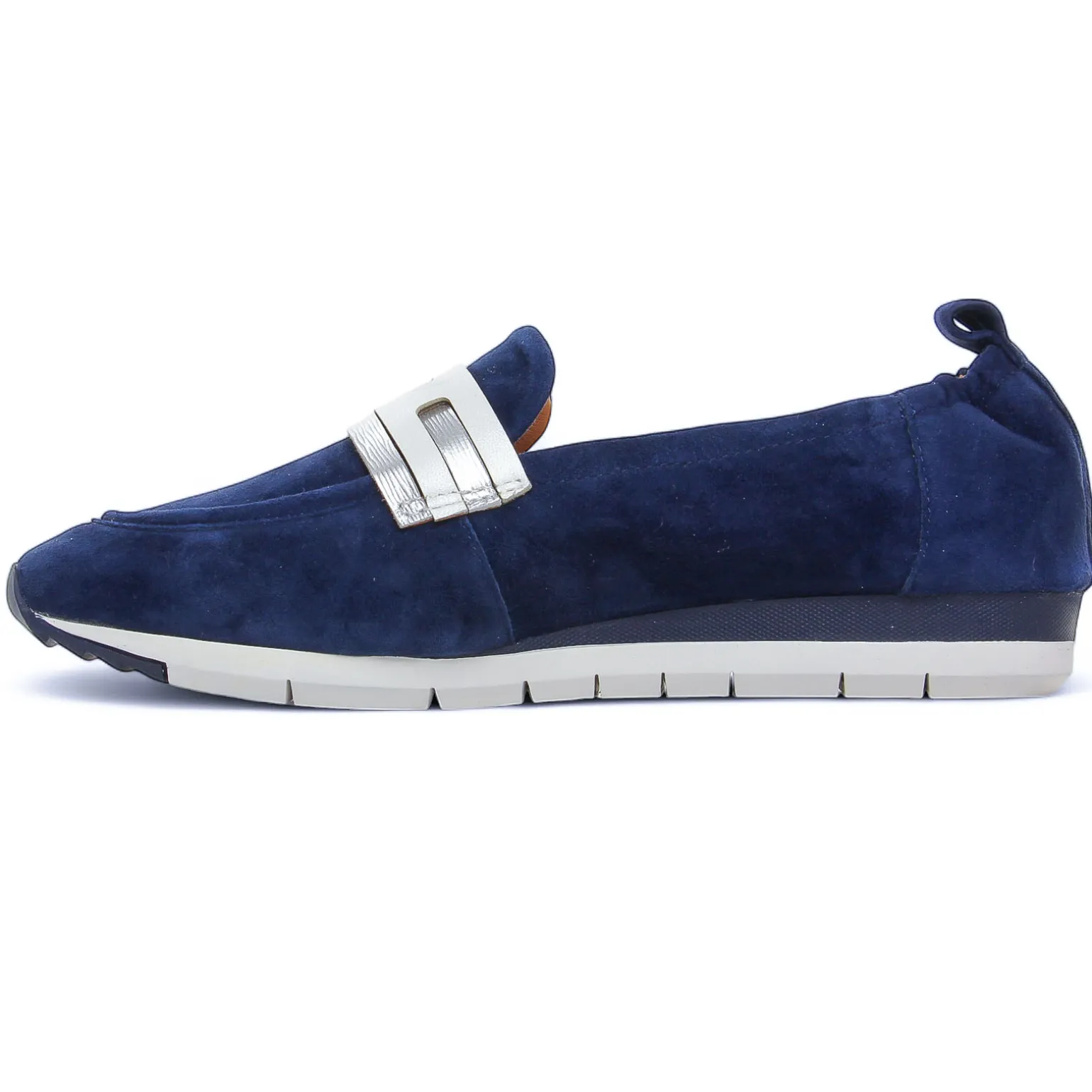 Mocassins Fugitive Venutz Velours Navy