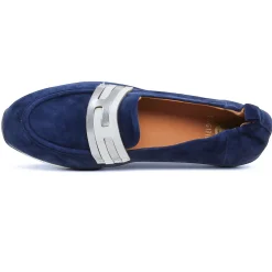 Mocassins Fugitive Venutz Velours Navy