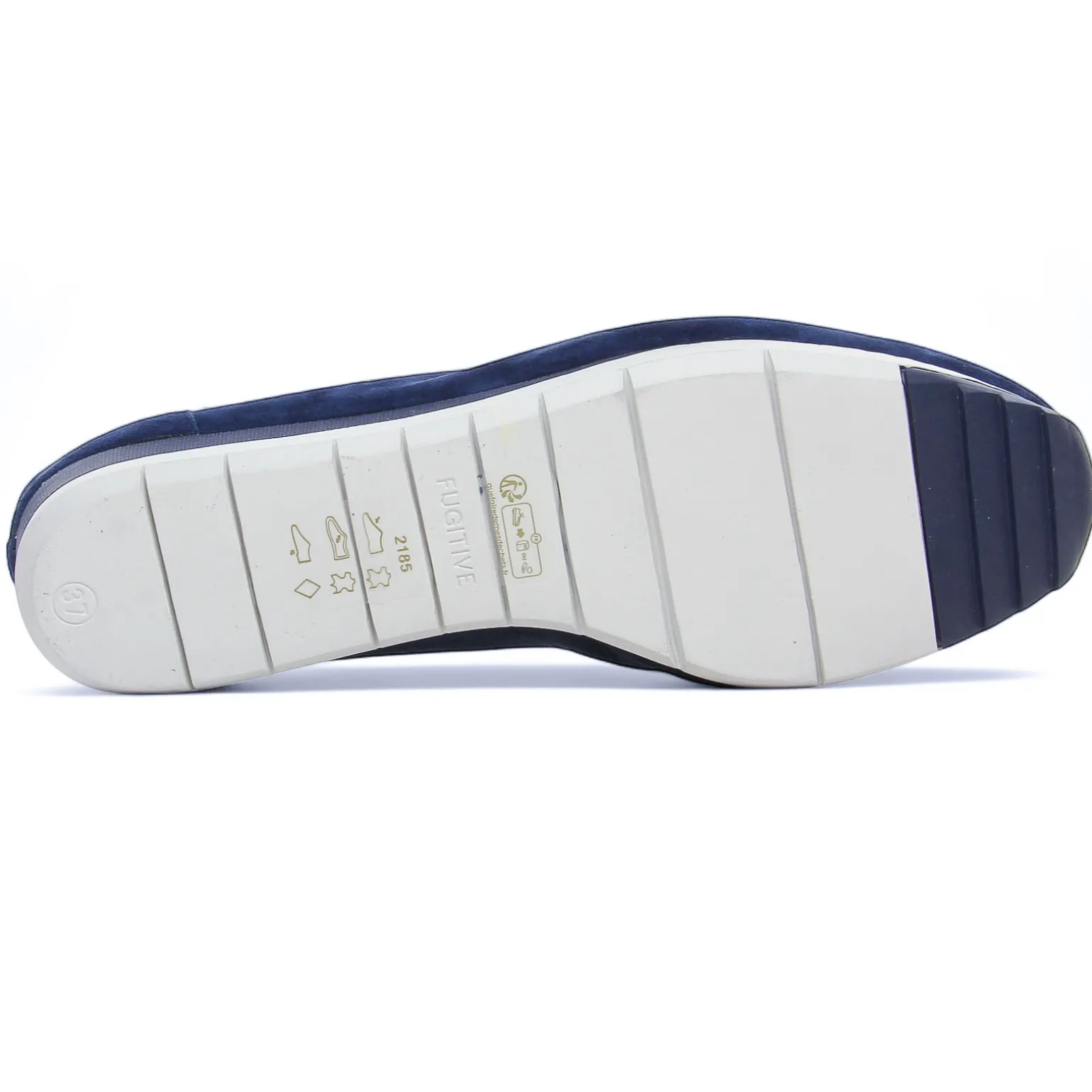 Mocassins Fugitive Venutz Velours Navy