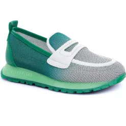 Mocassins Plateforme Hispanitas Borneo Green White
