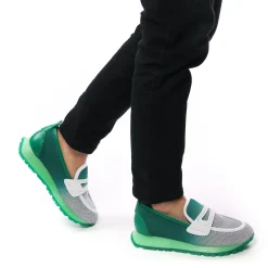 Mocassins Plateforme Hispanitas Borneo Green White