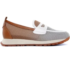 Mocassins Plateforme Hispanitas Borneo White Brown