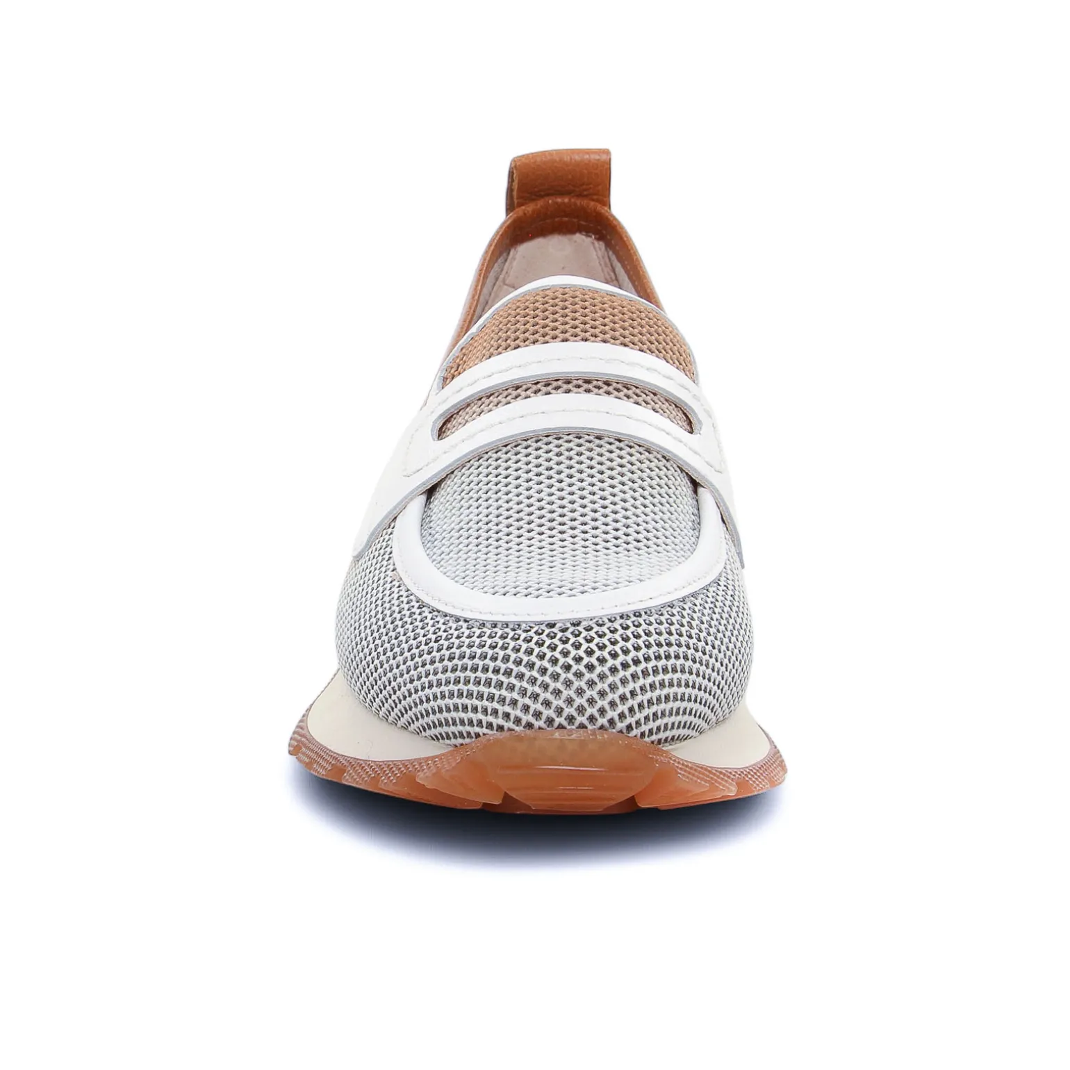 Mocassins Plateforme Hispanitas Borneo White Brown
