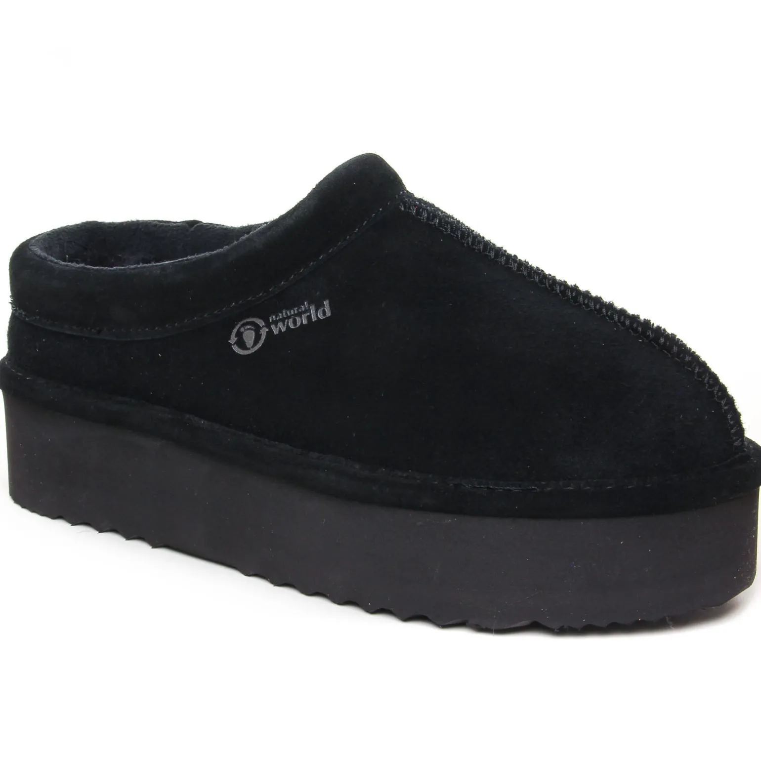 Mocassins Slippers Natural World Ker 7312 Noir