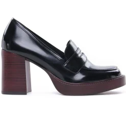 Mocassins Talon Haut Tamaris 24420 Black