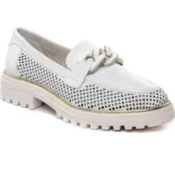 Mocassins Tamaris 24707 White Leather Structure