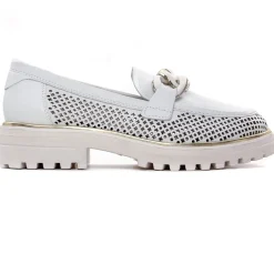 Mocassins Tamaris 24707 White Leather Structure