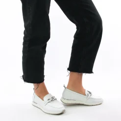 Mocassins Tamaris 24711 White Leather