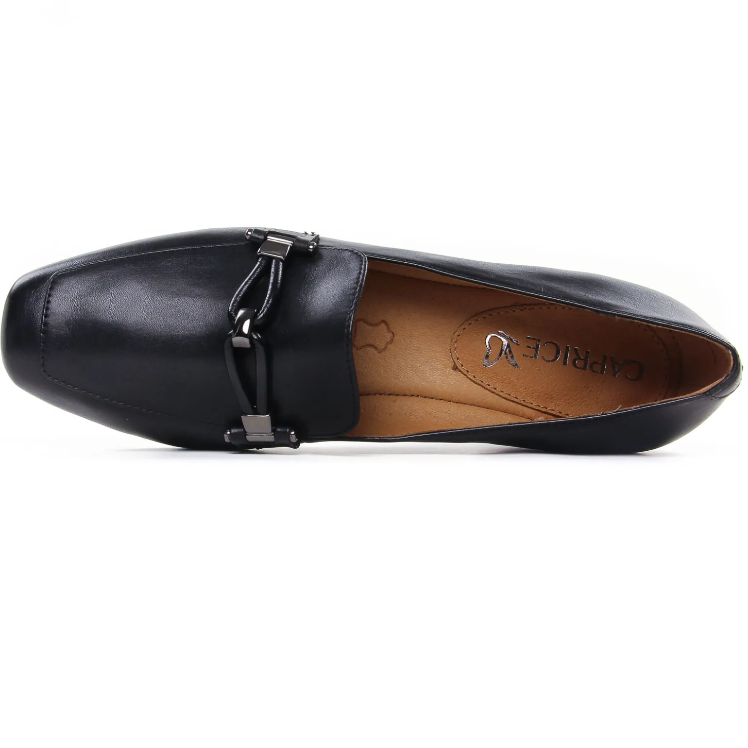 Mocassins Trotteurs Caprice 24300 Black Nappa