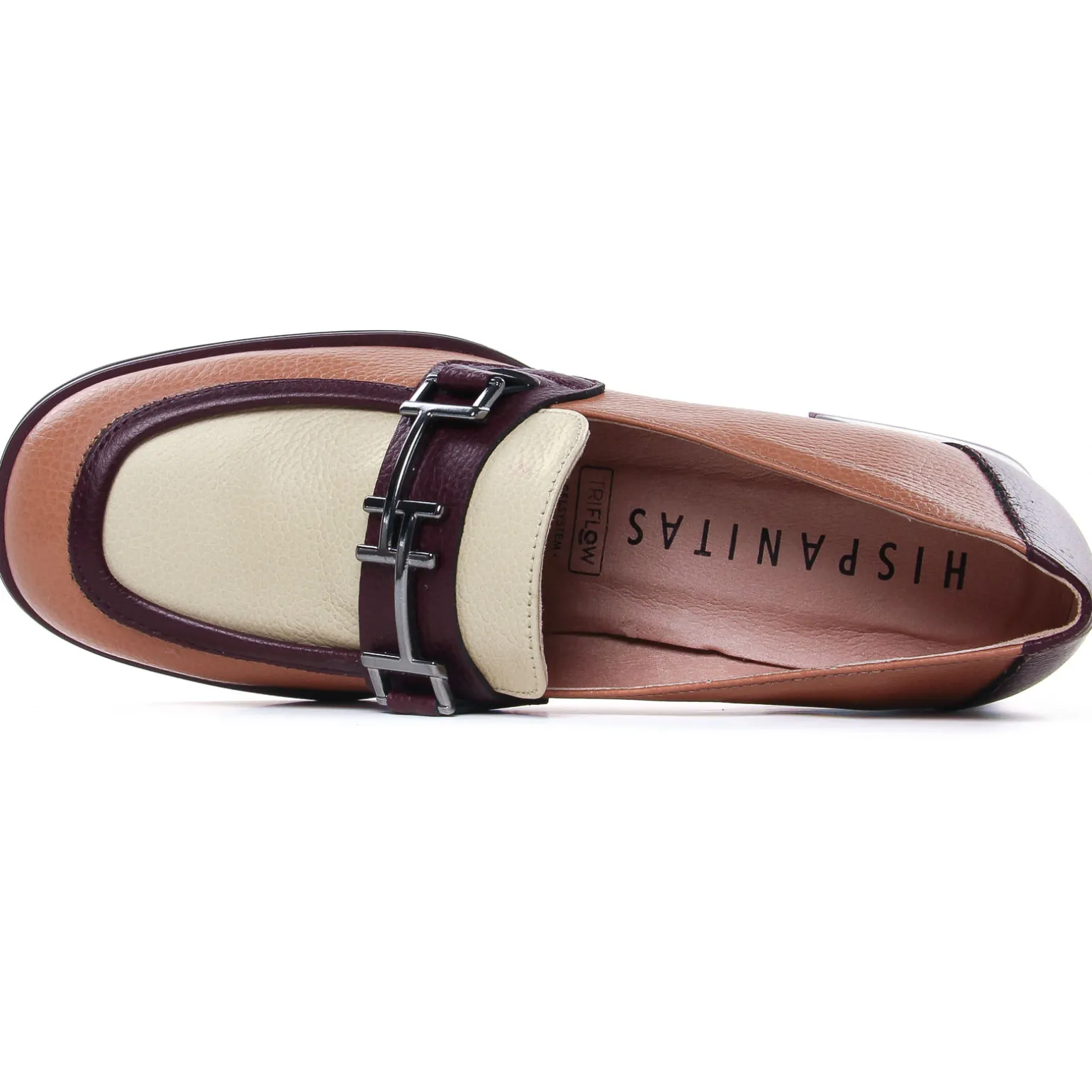 Mocassins Trotteurs Hispanitas CHI243550 Beige Blanc