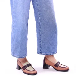 Mocassins Trotteurs Hispanitas CHI243550 Beige Blanc