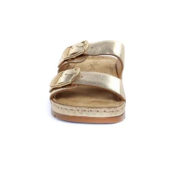 Mules Coco Et Abricot Essigny Gold