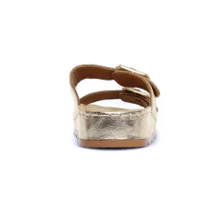 Mules Coco Et Abricot Essigny Gold