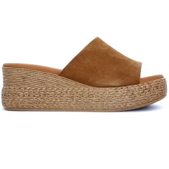 Mules Compensées Eva Frutos 3767 Muscade