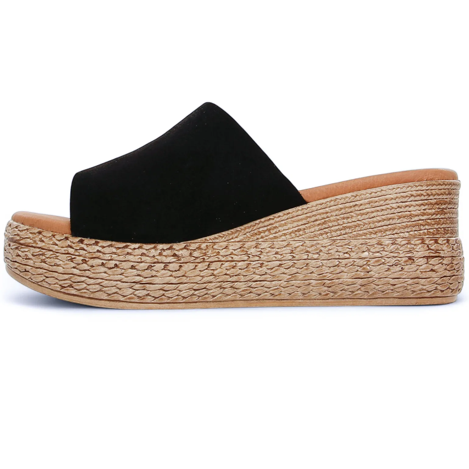 Mules Compensées Eva Frutos 3767 Negro