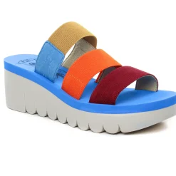 Mules Compensées Fly London Yian845Fly Multicolor