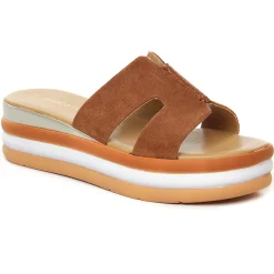 Mules Compensées Marco Tozzi 27246 Cognac