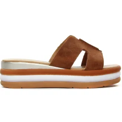 Mules Compensées Marco Tozzi 27246 Cognac