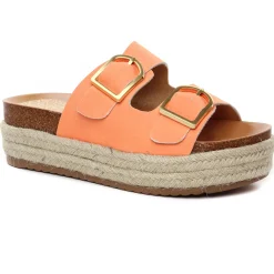Mules Compensées Mtng Perla 51902 Mandarine