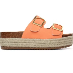 Mules Compensées Mtng Perla 51902 Mandarine