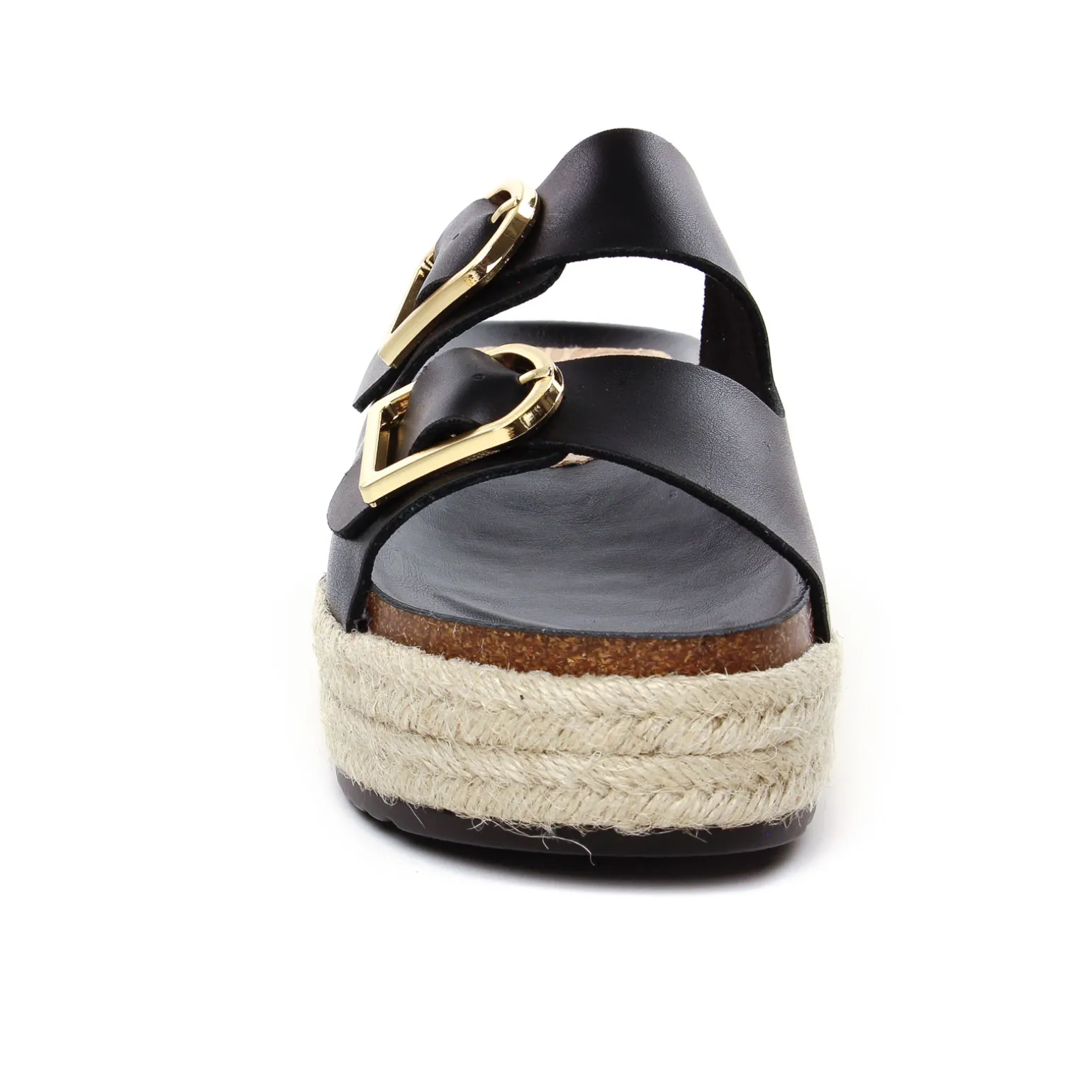 Mules Compensées Mtng Perla 51902 Noir