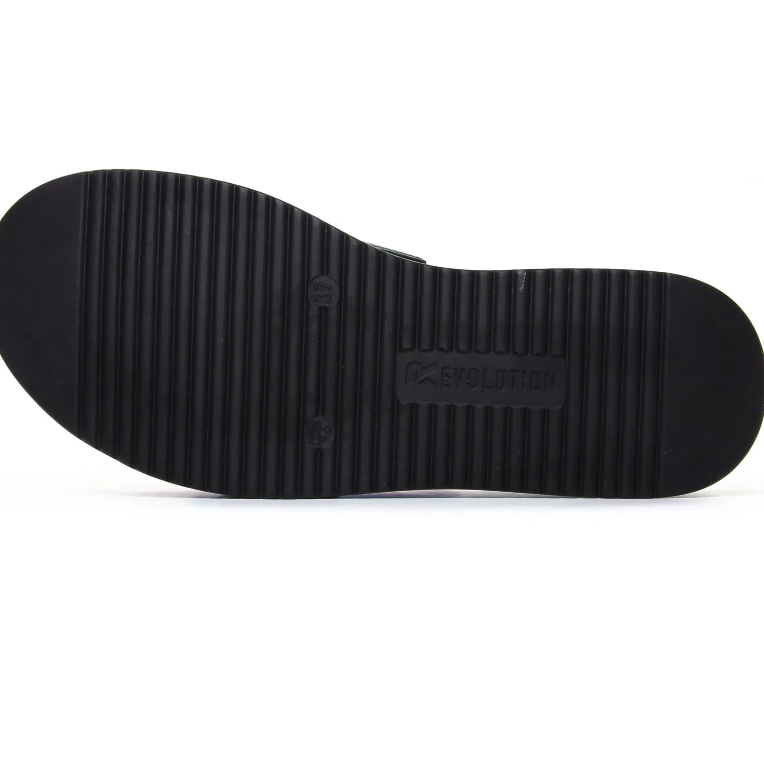 Mules Compensées Rieker W0803-00 Noir