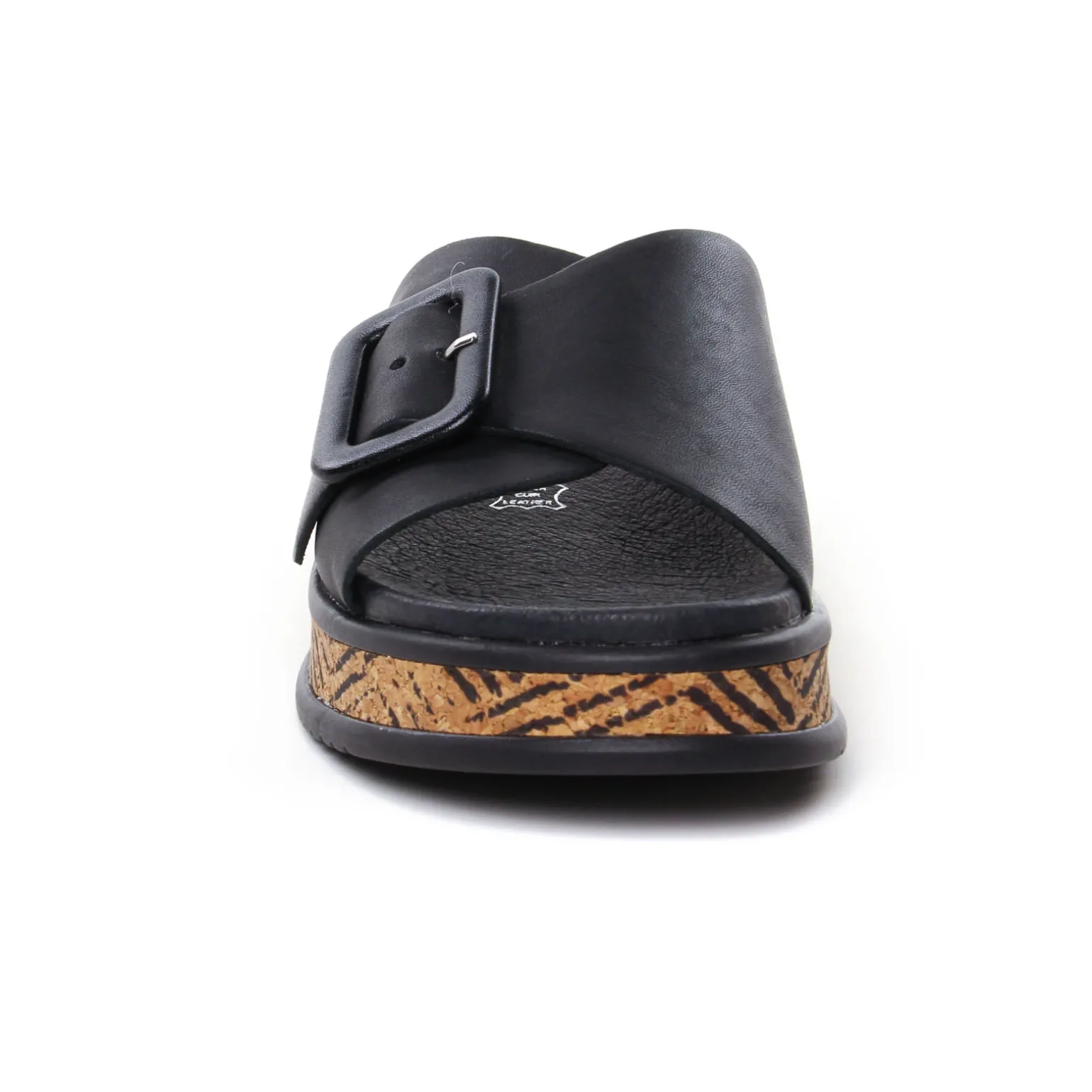 Mules Compensées Rieker W0803-00 Noir