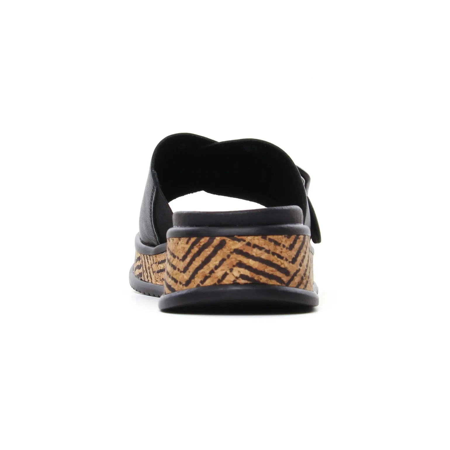 Mules Compensées Rieker W0803-00 Noir