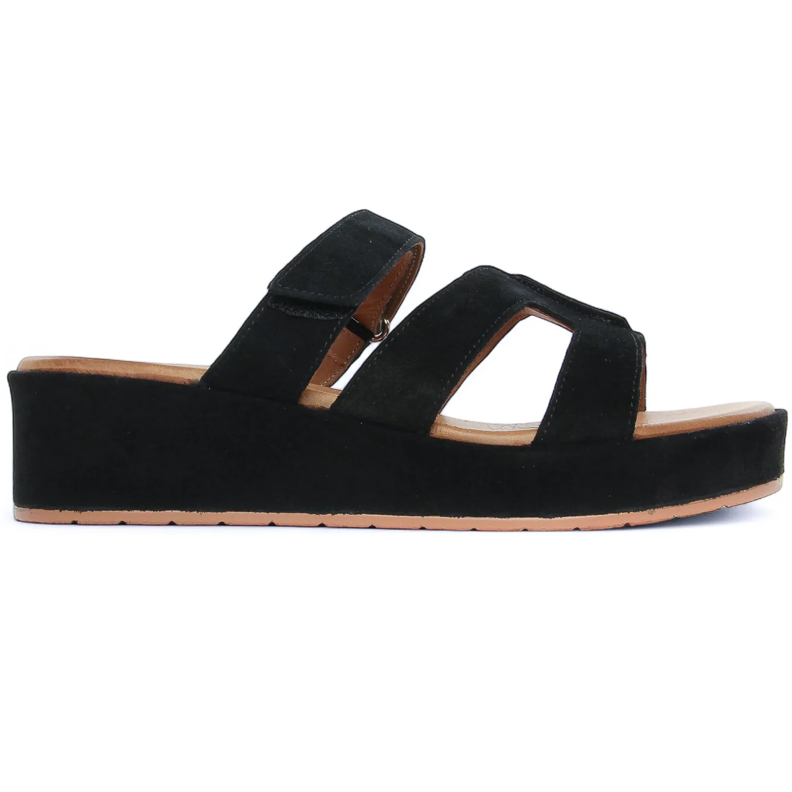 Mules Compensées Scarlatine Gafeau Noir