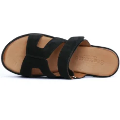 Mules Compensées Scarlatine Gafeau Noir