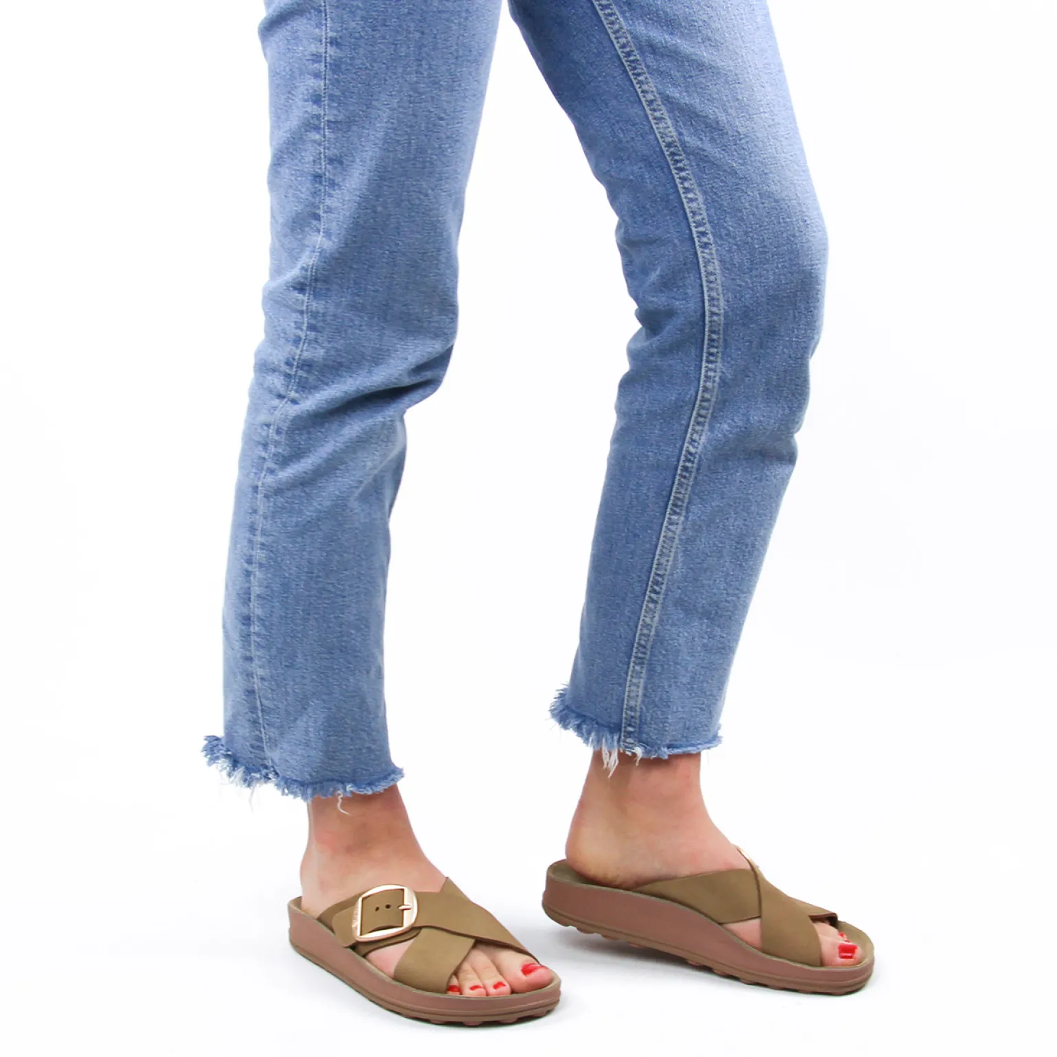 Mules Fila Misty Olive